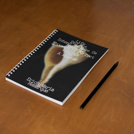 Блокнот на пружине Mitrozhe «Life did not intend», А5, 50 листов, чёрный, фото 3.