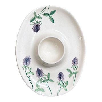 Пашотница для яиц Верба керамика ручной работы «Клевер», керамика, фото 1.