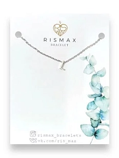 Подвеска ручной работы на цепочке с буквой L, нержавеющая сталь