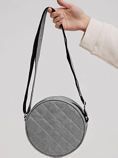 Сумка Ranzel Bags «Lima Gray», тайвек, серая
