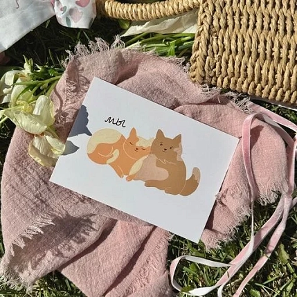 Открытка «Мы - котики», А6, фото 1.