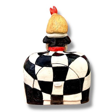 Подсвечник «Шахматная инфанта», керамика, фото 3.