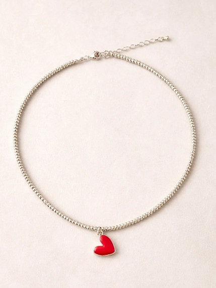 Чокер из блестящего гематита с подвеской Мигетт, в ассортименте, фото 1.