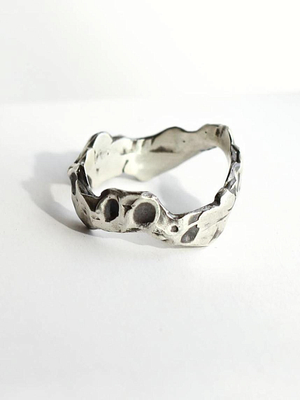 Кольцо из нейзильбера «Скалистое», фото 2.