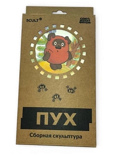 Картонный конструктор 3D «Винни-Пух», микро