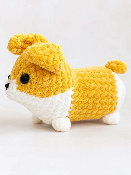 Плюшевая игрушка ручной работы ЦИЛИНСКАЯ «Корги», фото 3.