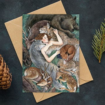 Открытка Анна Спешилова «В безопасности», А6, фото 3.