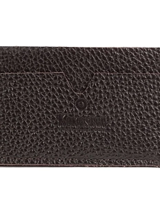 Визитница ручной работы, Kokosina bags, натуральная кожа, шоколадный