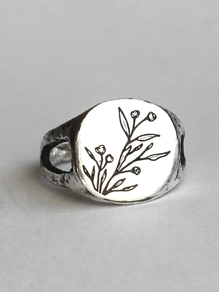 Перстень из нейзильбера «Брусника», фото 1.