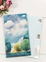 Конверт подарочный «Пейзаж №1», голубой, превью фото 1