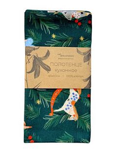 Полотенце «Щелкунчик», зелёное