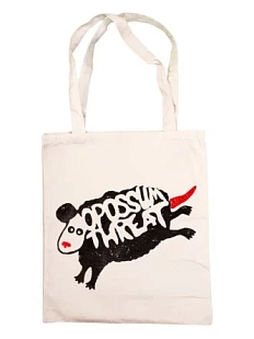 Сумка шоппер «Opossum threat», белый