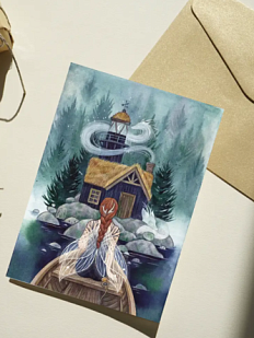 Открытка «Тишина», Спешилова Анна