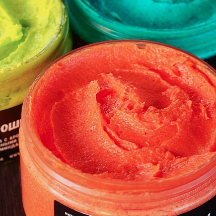 Крем - скраб Kopusha «Смех без причины», оранжевый, фото 4.