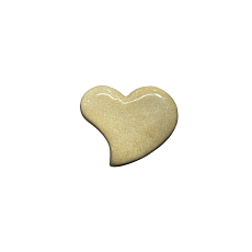 Брошь из керамики «Sand Heart»
