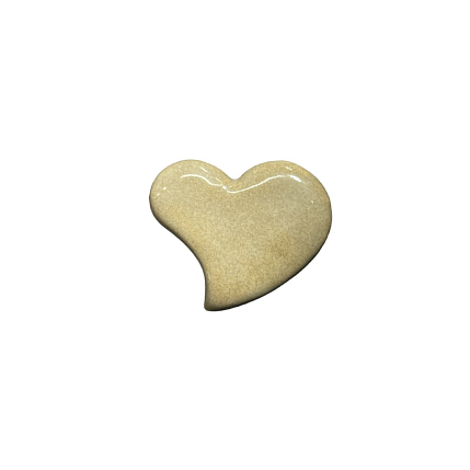 Брошь из керамики «Sand Heart», фото 1.