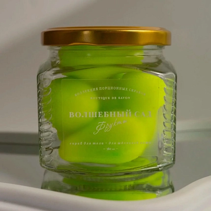 Скраб порционный фрукты для тела Boutique de savon «Груши», 380 мл, фото 1.