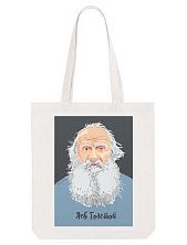 Сумка шоппер «Толстой», белый