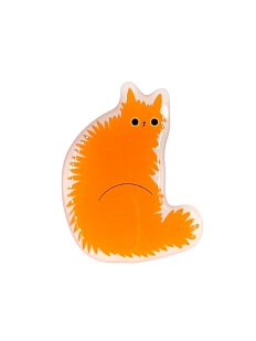 3Д Стикер на телефон «Тревожный котик Персик», объёмный