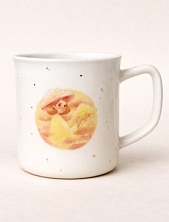 Кружка ручной работы Анна Герман «Рыжая девушка», белая, фарфор, 450 мл