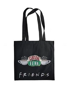 Сумка шоппер «Central perk», чёрный