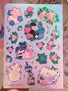 Стикерпак Лавкот «Цветение», А6