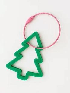 Брелок, обвес на сумку DARI DARI «Ёлочка», зелёный, 6 см