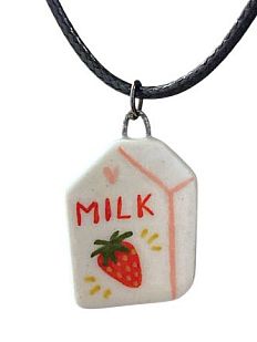 Подвеска ручной работы «Milk»‎, керамика