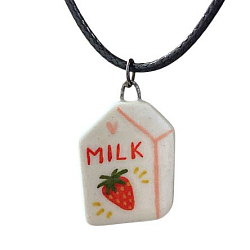 Подвеска ручной работы «Milk»‎, керамика