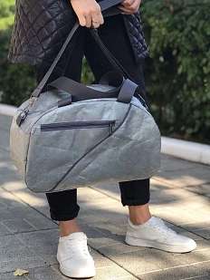 Сумка Ranzel Bags «Hunty Gray»,  тайвек, серая