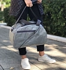Сумка Ranzel Bags «Hunty Gray»,  тайвек, серая, превью фото 1