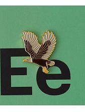 Металлический значок Heart of Moscow «Орёл» серия Зоопарк