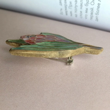Брошь ручной работы «Протея», Partala ceramics, фото 6.