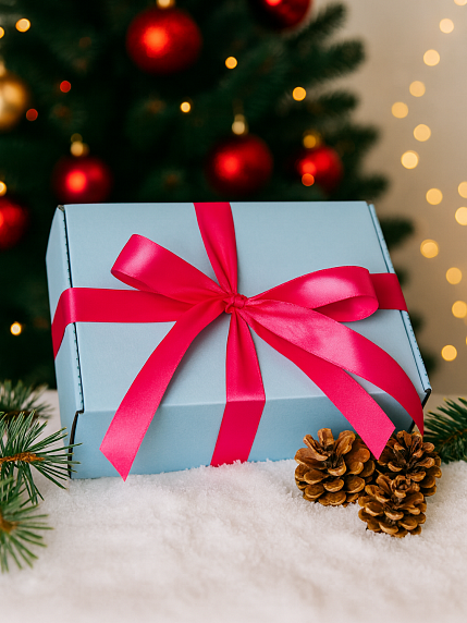 Подарочный набор-сюрприз на Новый год с книгой для девушки/подруги, фото 2.