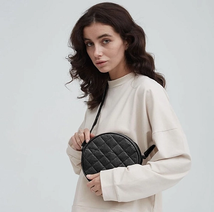 Сумка Ranzel Bags «Lima Black», тайвек, чёрная, фото 4.