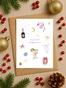 Открытка DARI DARI на Новый год «Merry Christmas and happy New Year!», А6, превью фото 1