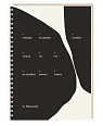 Ежедневник Mitrozhe «Никогда не делает ошибок», А5, черно-белый, превью фото 1