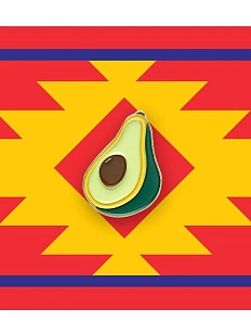 Металлический значок Heart of Moscow «Авокадо» серия Еда