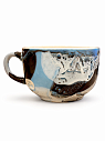 Кружка ручной работы NF ceramics «Доброе утро, любовь моя», голубая, керамика, 600 мл, превью фото 2