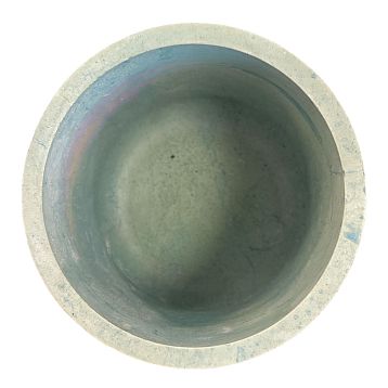 Кашпо Детали решают «Большая деталь», бетонное, бежево-голубой, фото 6.