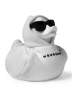 Уточка в очках и худи белая