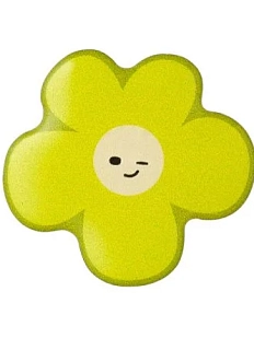 3Д Стикер на телефон «Цветочек Подмигивает», объёмный