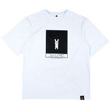 Оверсайз футболка Barking Store  «Заяц ПЦ», L жен., белый