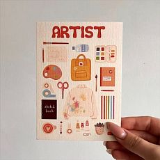 Открытка «Artist»