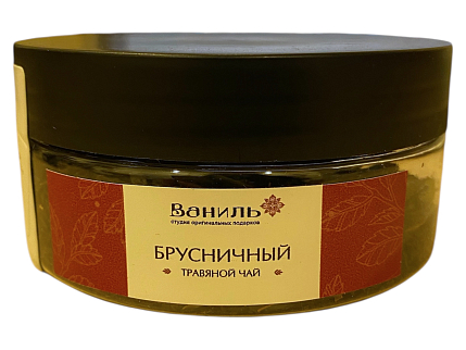 Чай травяной «Брусничный», 40 г, банка, фото 1.