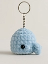 Плюшевый брелок ЦИЛИНСКАЯ «Кит», голубой, превью фото 1
