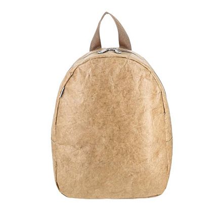 Рюкзак Ranzel Bags «Minimal ultra Kraft», крафт, тайвек, бежевый, фото 1.
