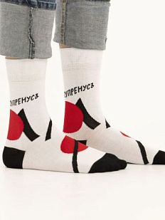 Носки «Супремусъ», р-р 42-46, белые