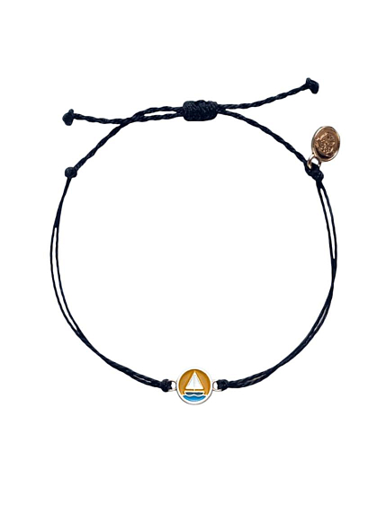 Браслет WAF WAF «Корабль», черный, фото 1.