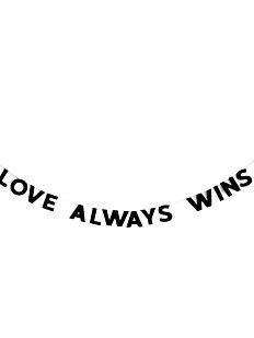 Гирлянда «LOVE ALWAYS WINS»
